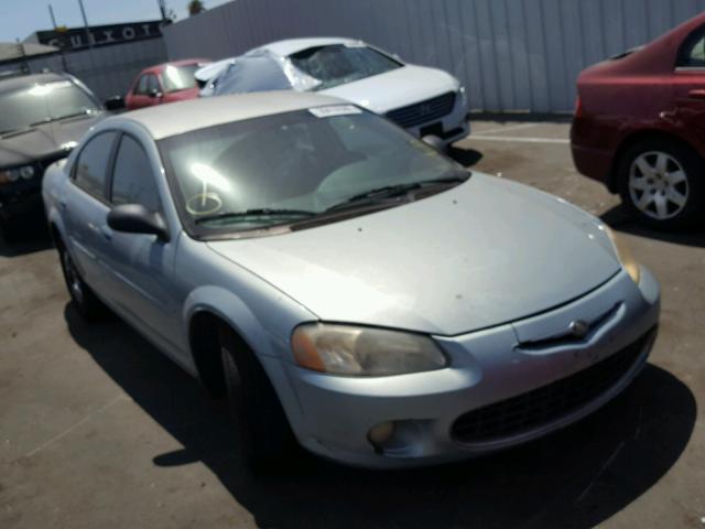 1C3AL56U01N538645 - 2001 CHRYSLER SEBRING LX BLUE photo 1