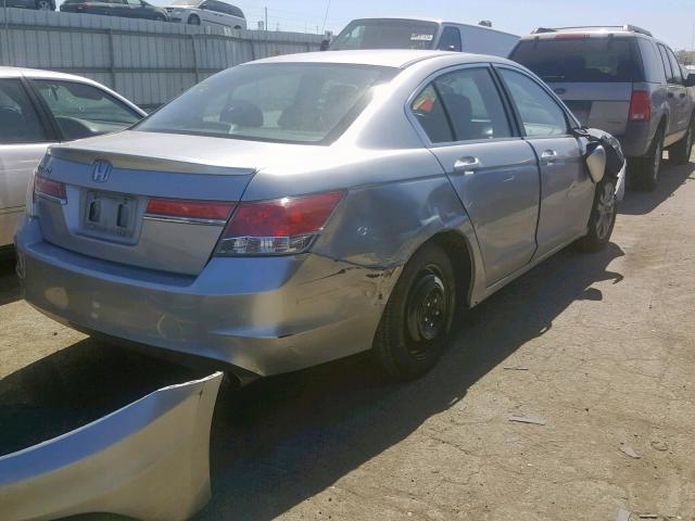 1HGCP2F42BA099935 - 2011 HONDA ACCORD LXP SILVER photo 4