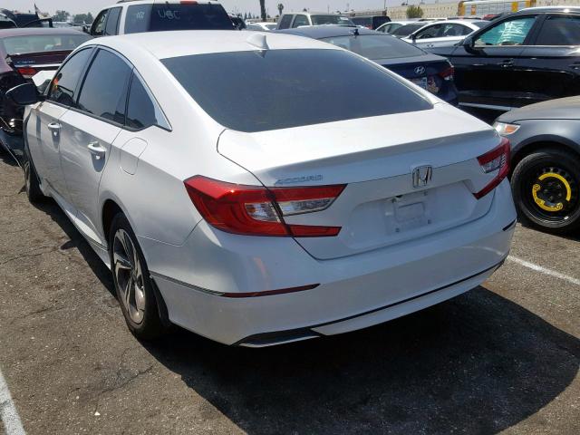 1HGCV1F50JA178284 - 2018 HONDA ACCORD EXL WHITE photo 3