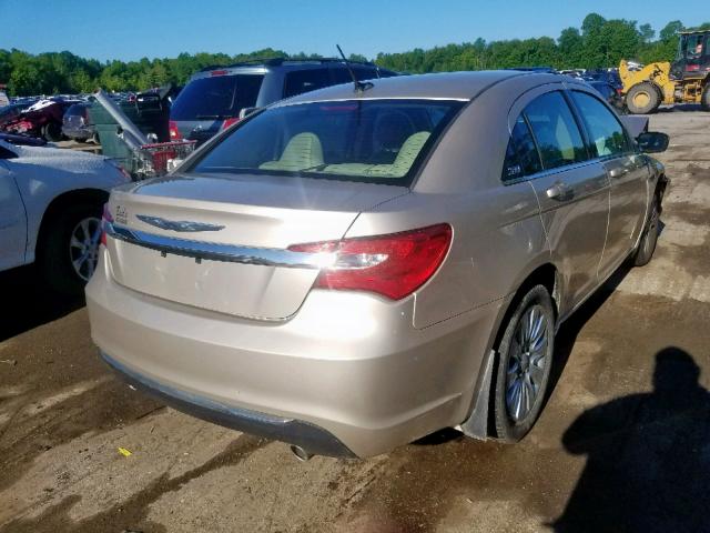 1C3CCBAGXEN171042 - 2014 CHRYSLER 200 LX GOLD photo 4