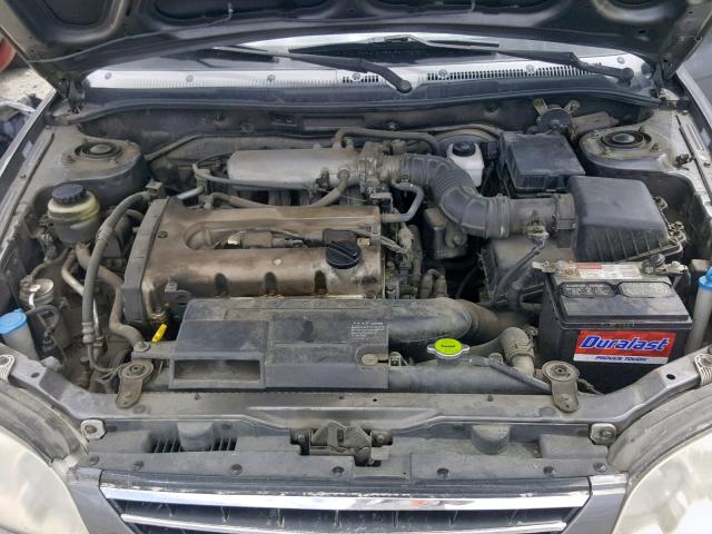 KNAFB121945304126 - 2004 KIA SPECTRA BA GRAY photo 7