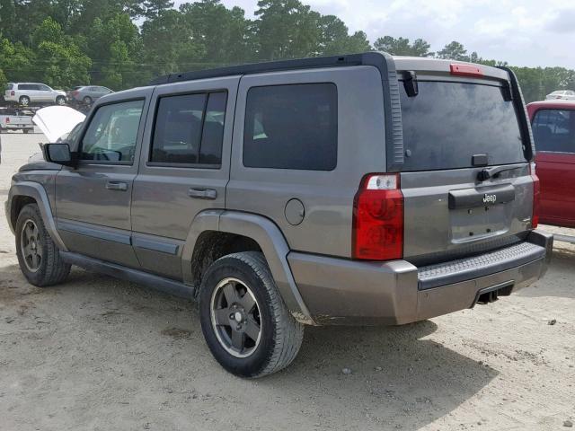 1J8HH48N78C151424 - 2008 JEEP COMMANDER GRAY photo 3