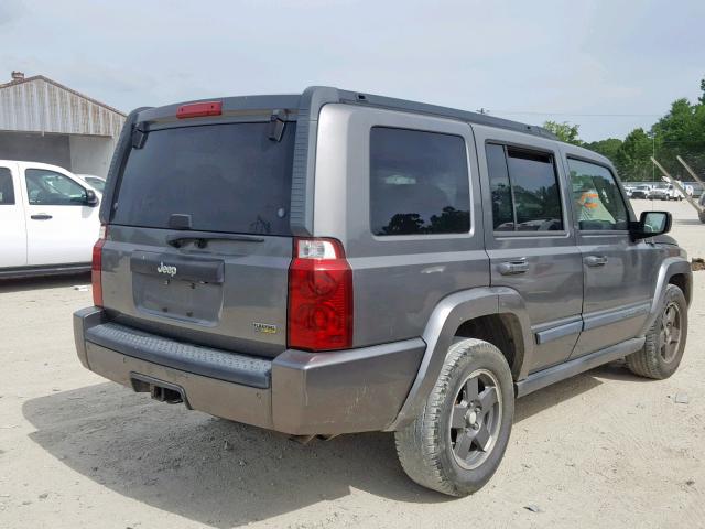 1J8HH48N78C151424 - 2008 JEEP COMMANDER GRAY photo 4