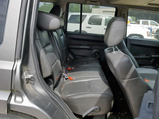 1J8HH48N78C151424 - 2008 JEEP COMMANDER GRAY photo 6