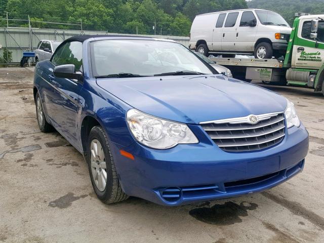 1C3BC4EB2AN187137 - 2010 CHRYSLER SEBRING LX BLUE photo 1