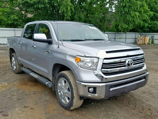 5TFAY5F19HX599767 - 2017 TOYOTA TUNDRA CRE SILVER photo 1