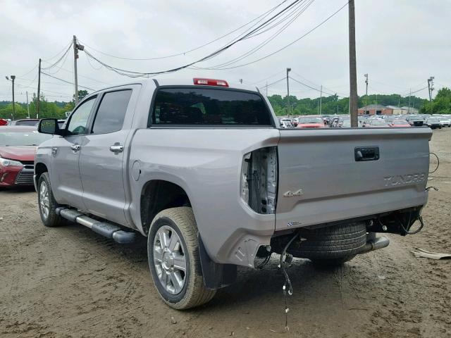 5TFAY5F19HX599767 - 2017 TOYOTA TUNDRA CRE SILVER photo 3