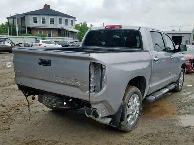 5TFAY5F19HX599767 - 2017 TOYOTA TUNDRA CRE SILVER photo 4