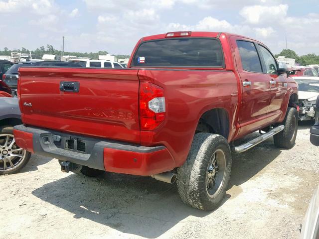 5TFAW5F19GX512633 - 2016 TOYOTA TUNDRA CRE RED photo 4