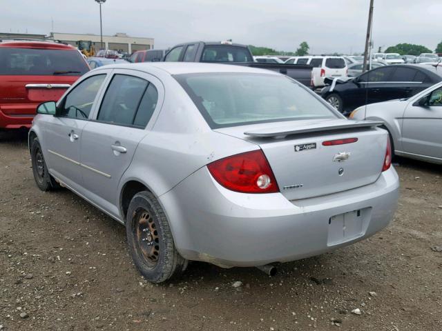 1G1AK54F557521197 - 2005 CHEVROLET COBALT SILVER photo 3