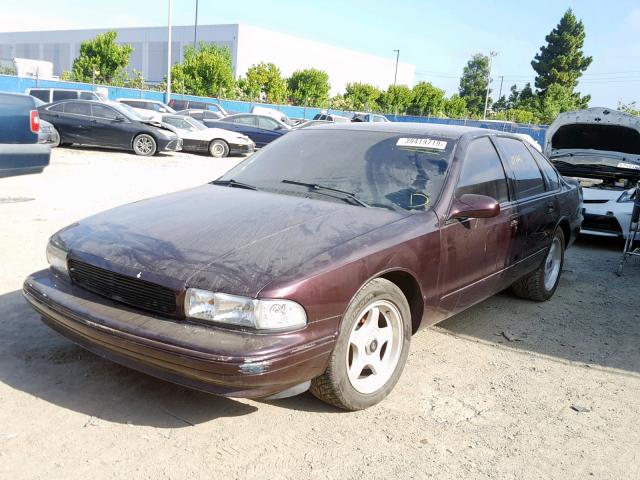 1G1BL52P7SR157605 - 1995 CHEVROLET CAPRICE / BLACK photo 2