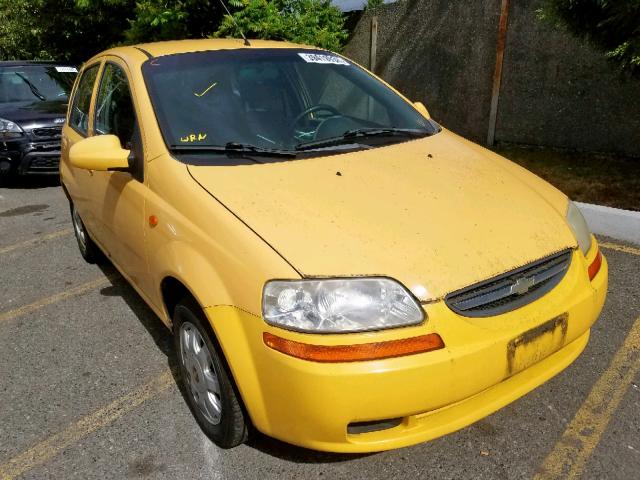 KL1TJ62674B244583 - 2004 CHEVROLET AVEO LS YELLOW photo 1