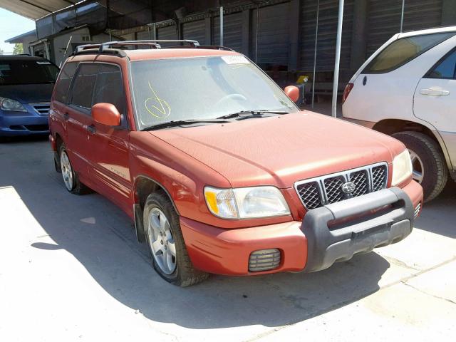 JF1SF65681H704169 - 2001 SUBARU FORESTER S RED photo 1