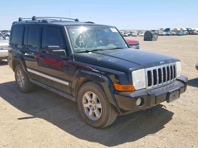 1J8HG58237C536850 - 2007 JEEP COMMANDER BLACK photo 1