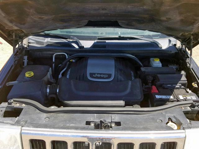 1J8HG58237C536850 - 2007 JEEP COMMANDER BLACK photo 7