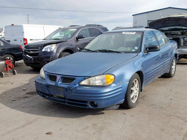 1G2NE52E0XM788105 - 1999 PONTIAC GRAND AM S BLUE photo 2