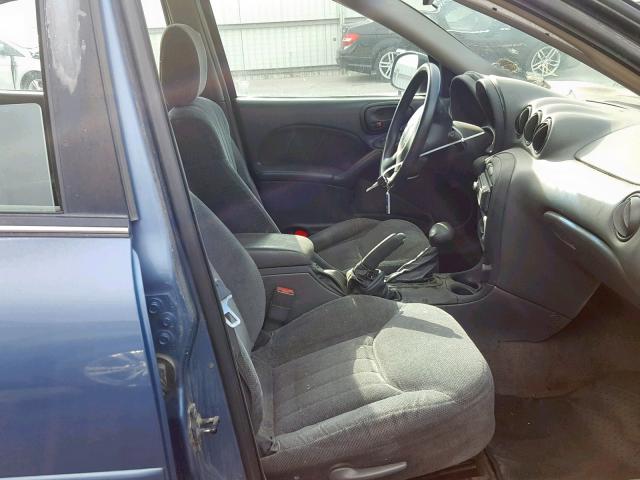 1G2NE52E0XM788105 - 1999 PONTIAC GRAND AM S BLUE photo 5