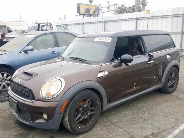 WMWMM33539TP91146 - 2009 MINI COOPER S C BROWN photo 2