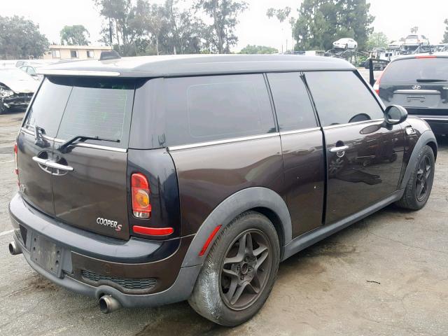 WMWMM33539TP91146 - 2009 MINI COOPER S C BROWN photo 4