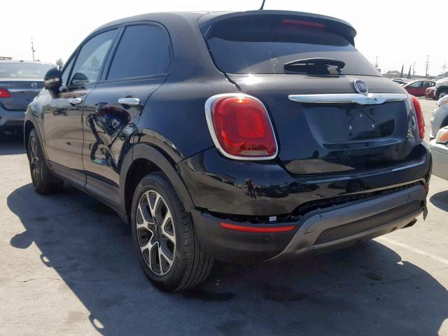 ZFBCFXCT5GP377020 - 2016 FIAT 500X TREKK BLACK photo 3