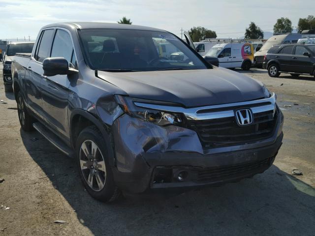 5FPYK3F64HB012926 - 2017 HONDA RIDGELINE GRAY photo 1