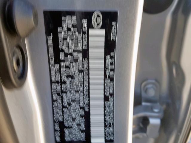 4T1BZ1FB2KU017905 - 2019 TOYOTA AVALON XLE SILVER photo 10