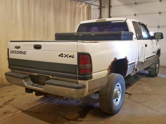 1B7KF23Z2XJ613884 - 1999 DODGE RAM 2500 WHITE photo 4