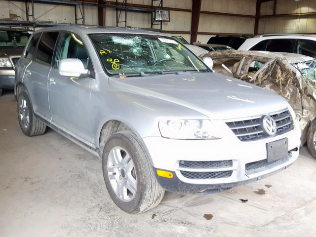 WVGMM77L56D004802 - 2006 VOLKSWAGEN TOUAREG 4. SILVER photo 1