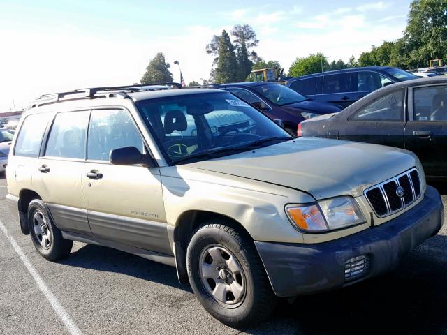 JF1SF63562H758971 - 2002 SUBARU FORESTER L GOLD photo 1