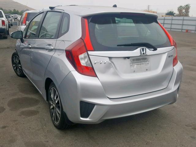 3HGGK5H85FM753062 - 2015 HONDA FIT EX SILVER photo 3