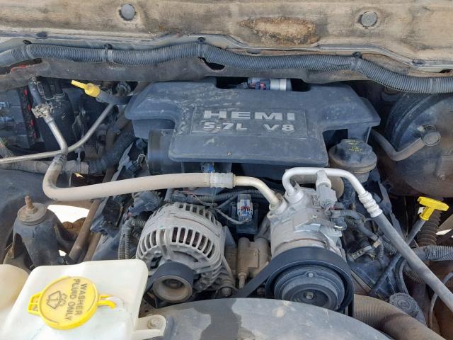 3D7KS28DX7G703381 - 2007 DODGE RAM 2500 S SILVER photo 7