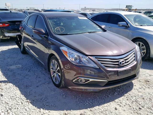 KMHFG4JG1FA463238 - 2015 HYUNDAI AZERA BROWN photo 1