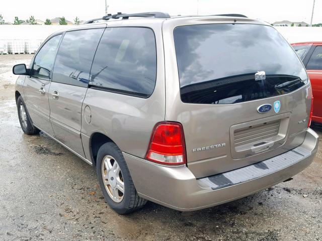 2FMZA52235BA06683 - 2005 FORD FREESTAR S BEIGE photo 3