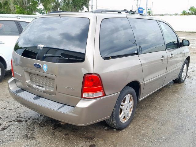 2FMZA52235BA06683 - 2005 FORD FREESTAR S BEIGE photo 4