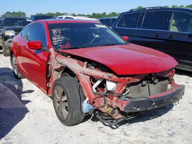 1HGCS12858A011941 - 2008 HONDA ACCORD EXL RED photo 1