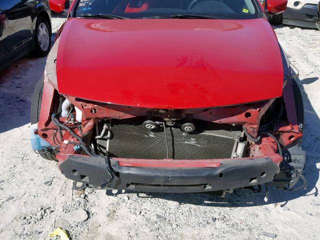 1HGCS12858A011941 - 2008 HONDA ACCORD EXL RED photo 9