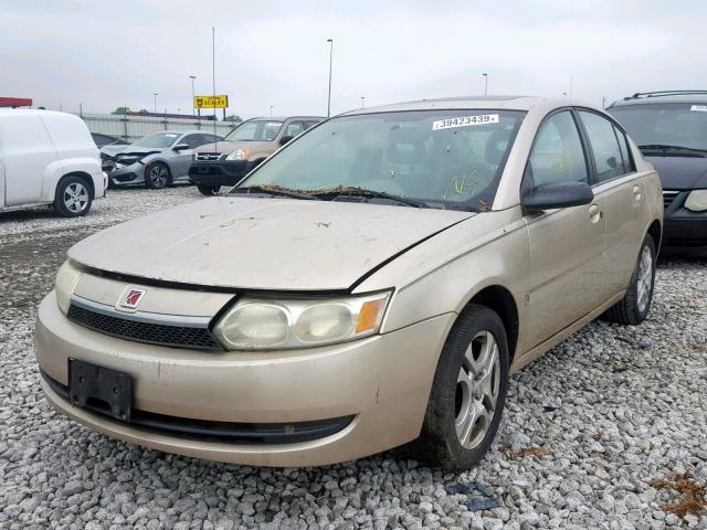 1G8AZ52F54Z177132 - 2004 SATURN ION LEVEL GOLD photo 2
