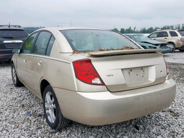 1G8AZ52F54Z177132 - 2004 SATURN ION LEVEL GOLD photo 3