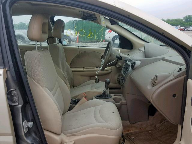 1G8AZ52F54Z177132 - 2004 SATURN ION LEVEL GOLD photo 5