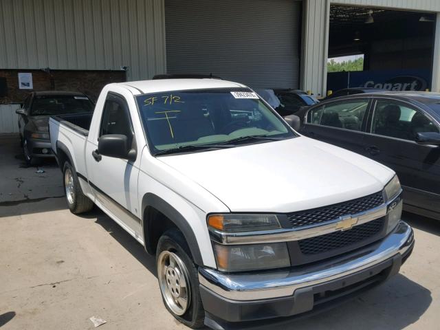 1GCCS148X68227669 - 2006 CHEVROLET COLORADO WHITE photo 1