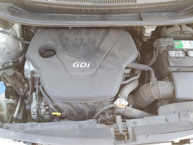 KNADN5A39D6104866 - 2013 KIA RIO EX SILVER photo 7