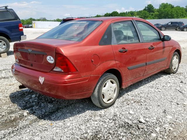 1FAFP33P03W192429 - 2003 FORD FOCUS LX RED photo 4