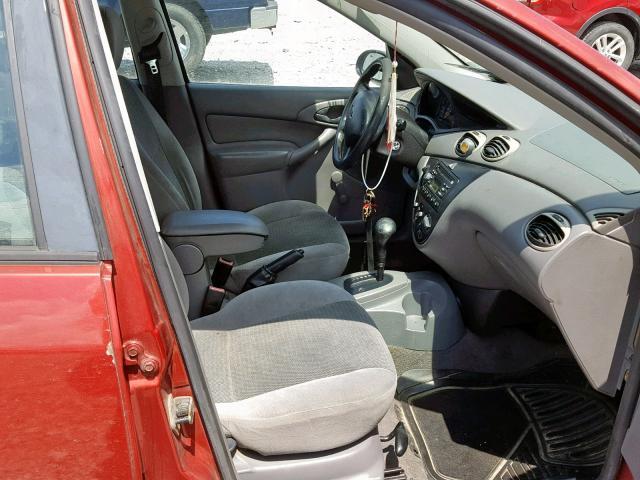 1FAFP33P03W192429 - 2003 FORD FOCUS LX RED photo 5