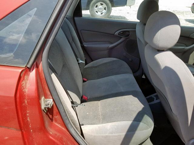 1FAFP33P03W192429 - 2003 FORD FOCUS LX RED photo 6