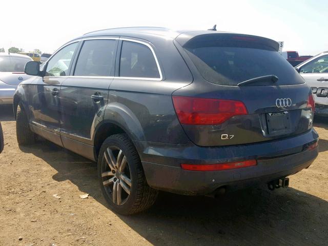 WA1BY74L78D043036 - 2008 AUDI Q7 3.6 QUA GRAY photo 3