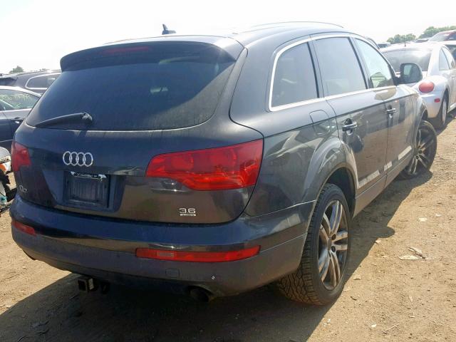 WA1BY74L78D043036 - 2008 AUDI Q7 3.6 QUA GRAY photo 4