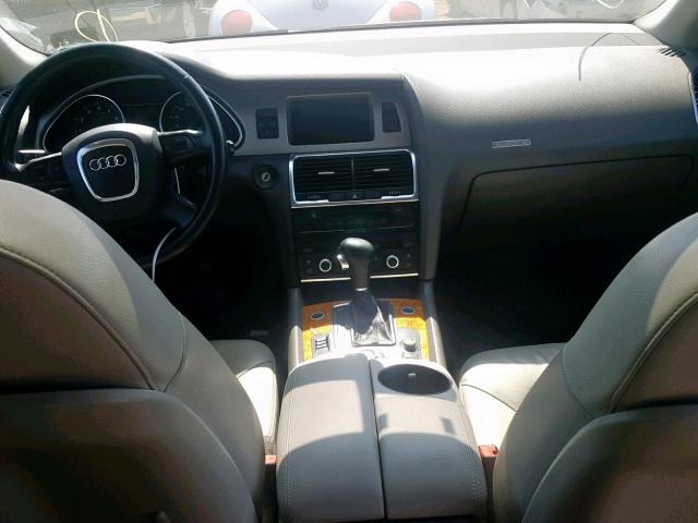 WA1BY74L78D043036 - 2008 AUDI Q7 3.6 QUA GRAY photo 9