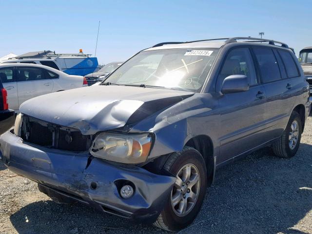 JTEEP21A060142650 - 2006 TOYOTA HIGHLANDER BLUE photo 2