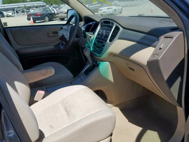 JTEEP21A060142650 - 2006 TOYOTA HIGHLANDER BLUE photo 5