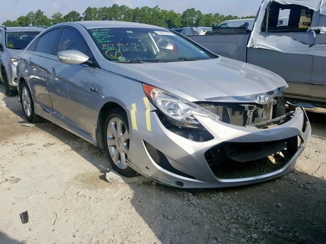 KMHEC4A46DA090336 - 2013 HYUNDAI SONATA HYB SILVER photo 1